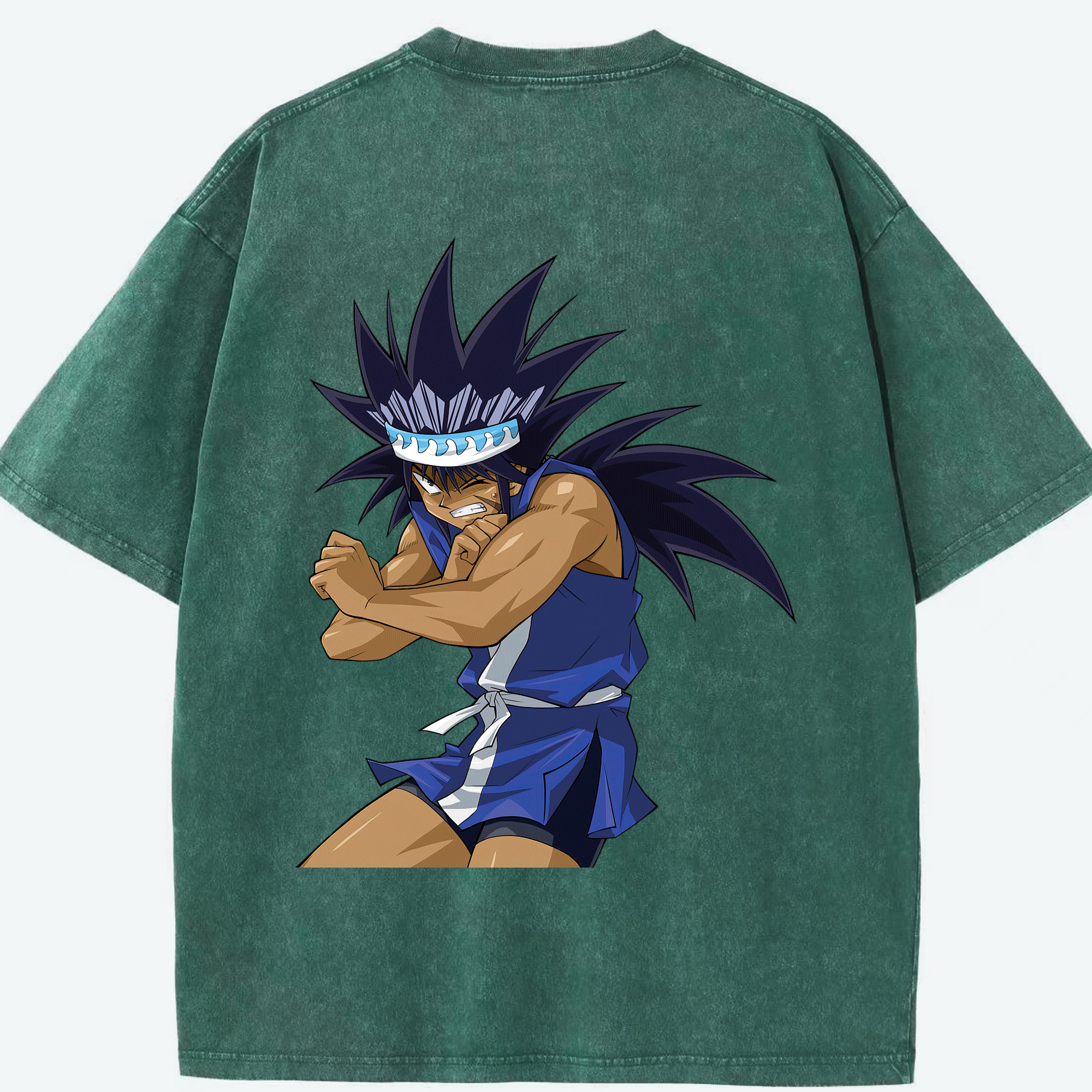 （画像用） 遊☆戯☆王 Yu-Gi-Oh! 綿100% ヴィンテージ風 半袖Tシャツ（背面プリント）